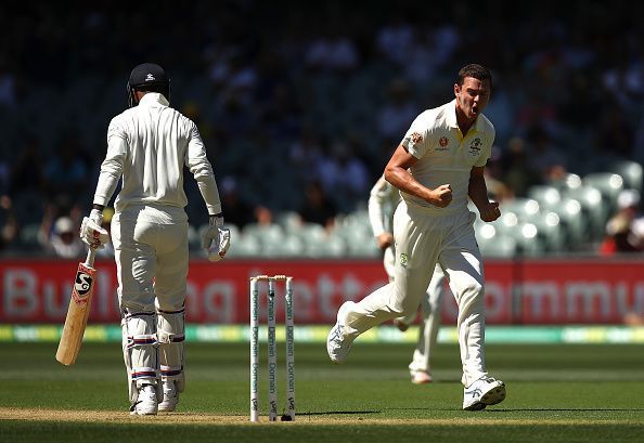 Josh Hazlewood removed KL Rahul to spark India's top-order collapse