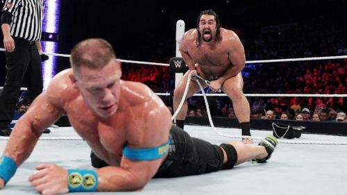 Rusev's undefeated streak was ended by Cena in 2015