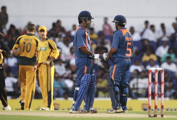 M.S. Dhoni who remained unbeaten on 91 along with the left-hander laid the foundation for the win.