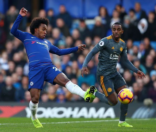 Willian struggled to impress against a Leicester side who kept him isolated
