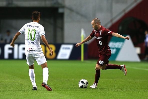 Andres Iniesta - Currently plying his trade in J-League, Japan