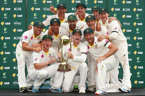 Australia v India: Australian Team after winning the series