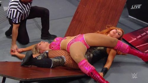 Asuka, Becky Lynch, and Charlotte Flair put their bodies on the line in the main event of WWE TLC