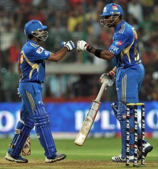 Ambati Rayudu and Kieron Pollard