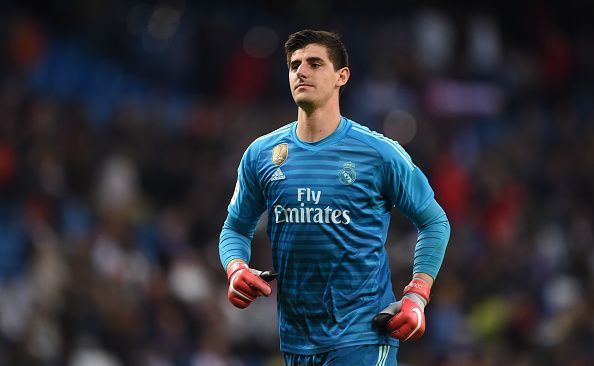 Real Madrid goalkeeper Thibaut Courtois