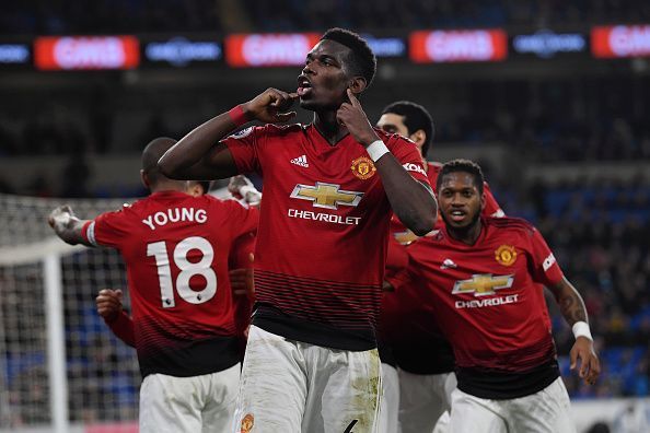 Paul Pogba had a brilliant outing against Cardiff on Saturday