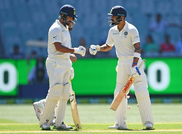 Virat Kohli (right) and Cheteshwar Pujara scripted few of the great individual knocks in 2018