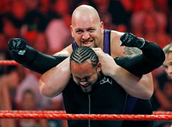 Big Show towers over his opponents and physically dominates them.