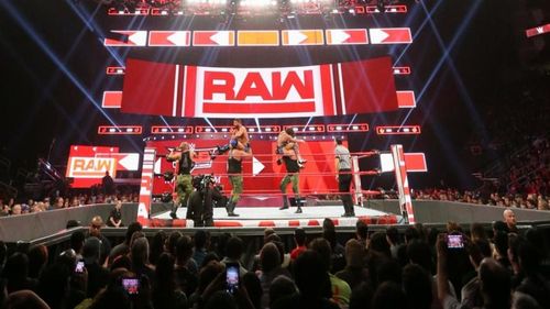 Tag Team action on RAW