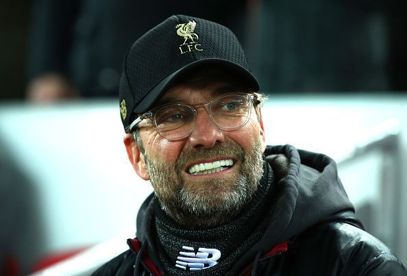 A happy Jurgen Klopp