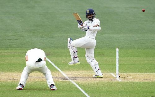 Ajinkya Rahane in action