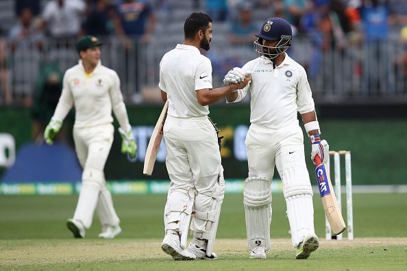 Rahane built important partnerships in both innings