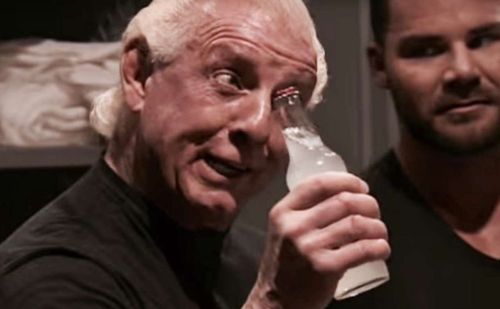 Flair hasn't let his recent health troubles stop him from enjoying his drinks.