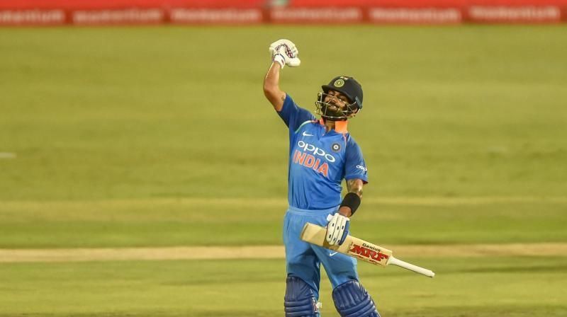 Kohli was on a roll to make a mockery of the numbers