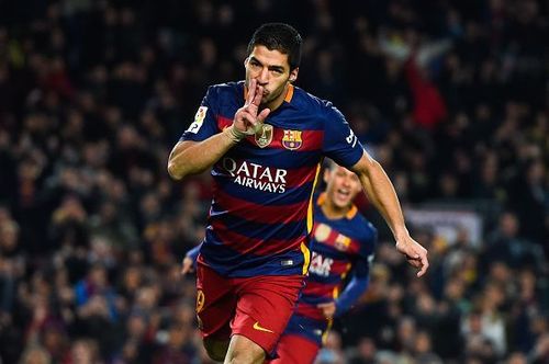 Luis Suarez of Barcelona