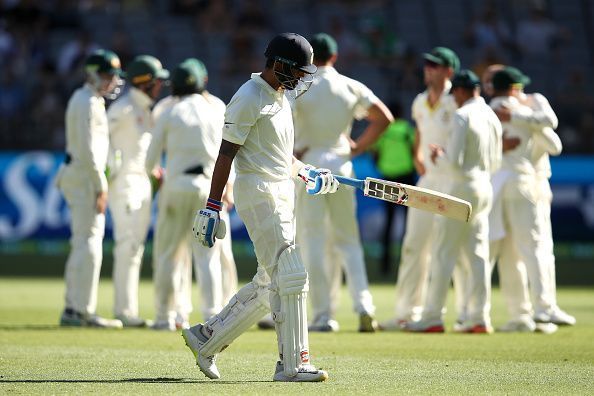 The Indian batting order collapsed on Day 4 of the second Test match.