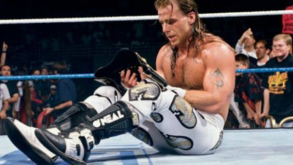 Shawn Michaels with his first World Championship win