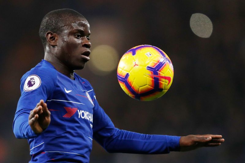 Kante has been made to play in an advanced position