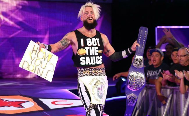 Enzo Amore was released from WWE back in January