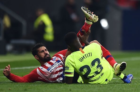 Umtiti made his last appearance against Atletico and is expected to be out until late April.