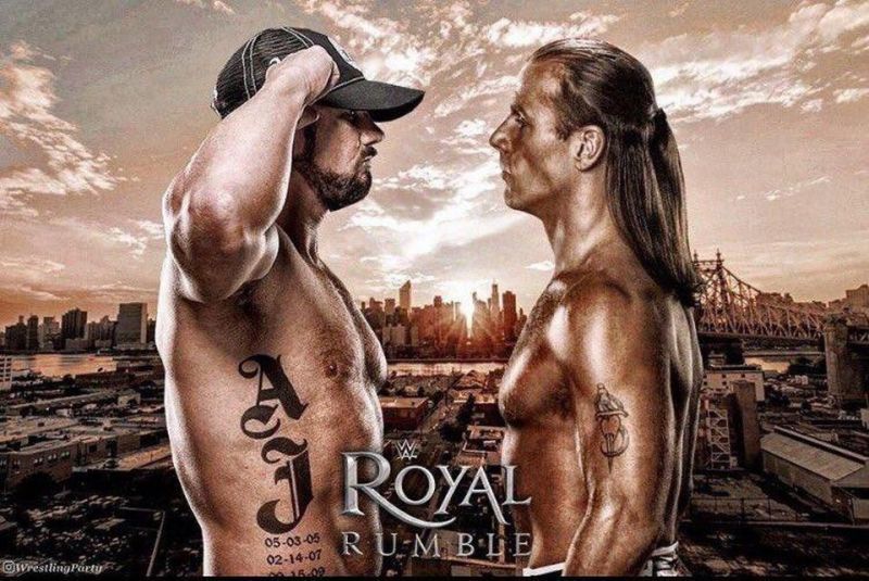 This match might have been the WWE Championship match for the Royal Rumble 2017 PPV