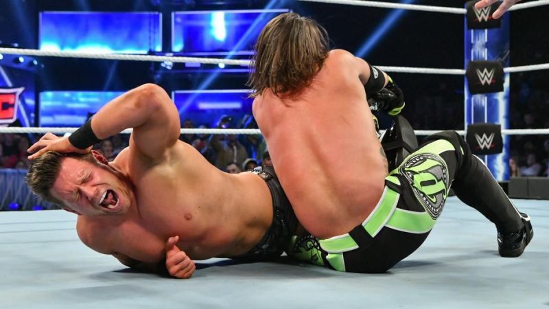 Miz taps to the Calf Crusher