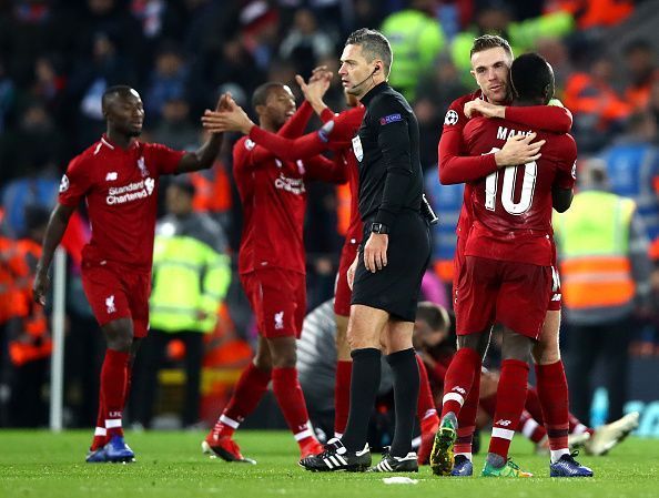 Liverpool advanced to the knock-out stage