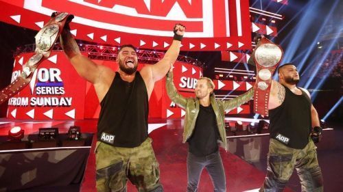 AoP are the current tag team champions on the Raw brand