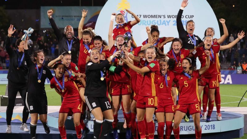 2018 FIFA under-17 World Cup Champions Spain (Image Courtesy: FIFA)
