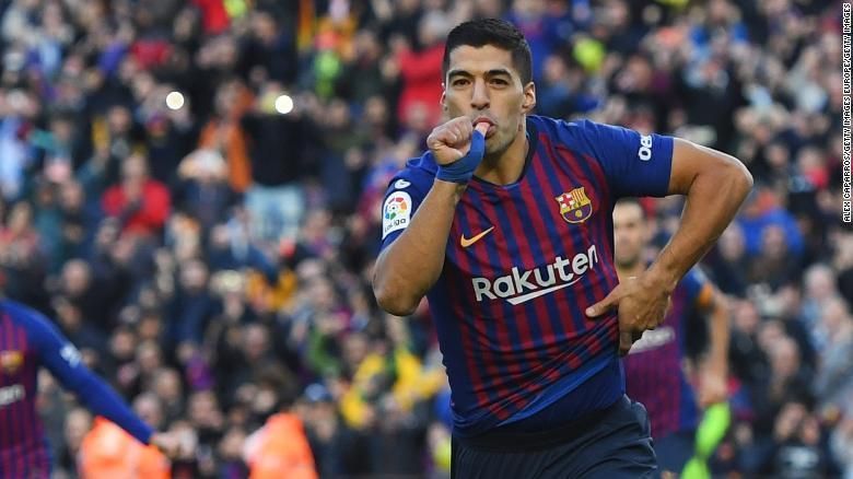 ELuis Suarez is one of the top contenders for the European Golden Shoe