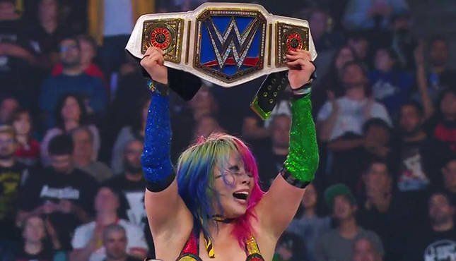 Asuka&#039;s title win came in a first