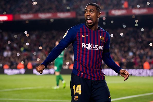 Malcom has struggled to break into the Barcelona XI