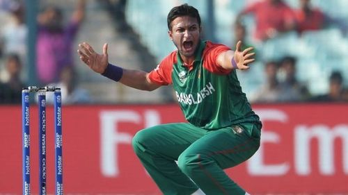 Shakib Al Hasan was adjudged 