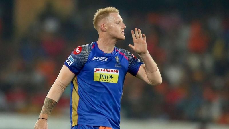 Ben Stokes in action for Rajasthan Royals- IPL 2018
