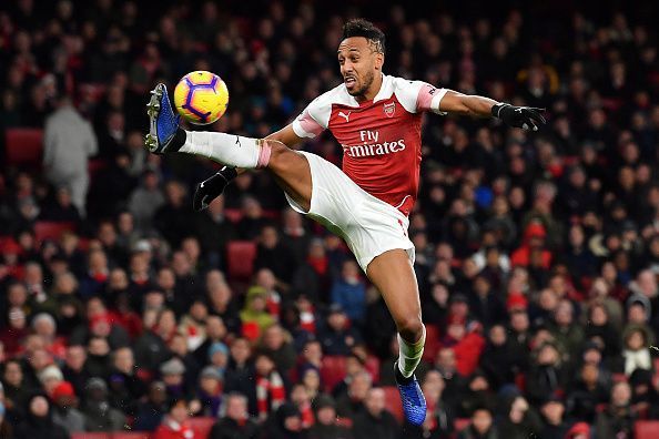 Aubameyang has played constantly for Arsenal in the last 4 weeks