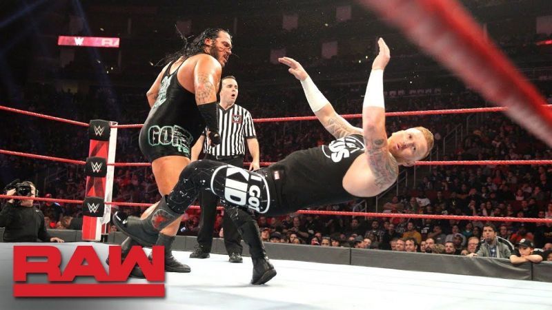 Two friends were forced to battle for a job thanks to the ruthlessness of Baron Corbin.