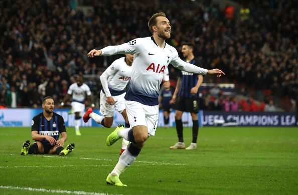 Eriksen's goal kept Spurs in contention