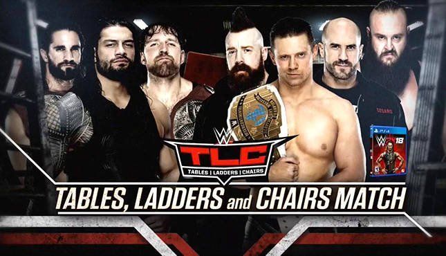 Image result for kurt angle replaces roman reigns tlc