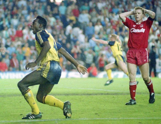 The most noted game at Anfield was in the 1988/89 season title decider, which Arsenal won 2-0 at the death.