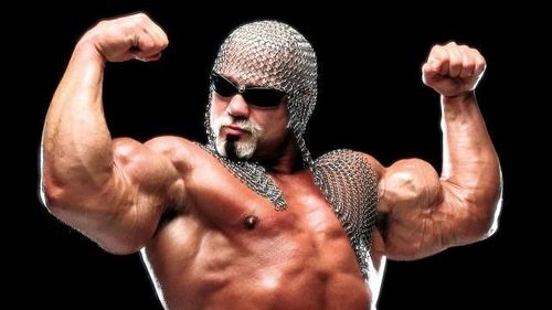 Scott Steiner, AKA Big Poppa Pump, is a former world champion who lacks public speaking skills.