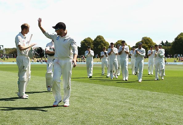 Brendon McCullum bidding adieu to international cricket