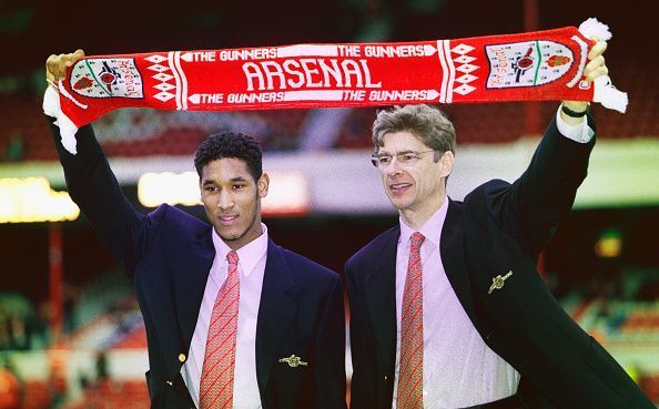 Arsene Wenger and Nicolas Anelka