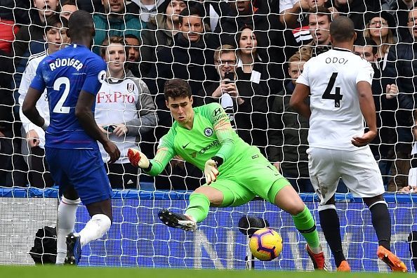 Kepa put in a stellar shift between the sticks