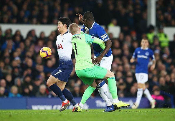 Pickford&#039;s blunder of the game