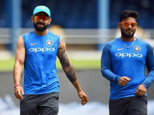 Virat Kohli and Rishabh Pant