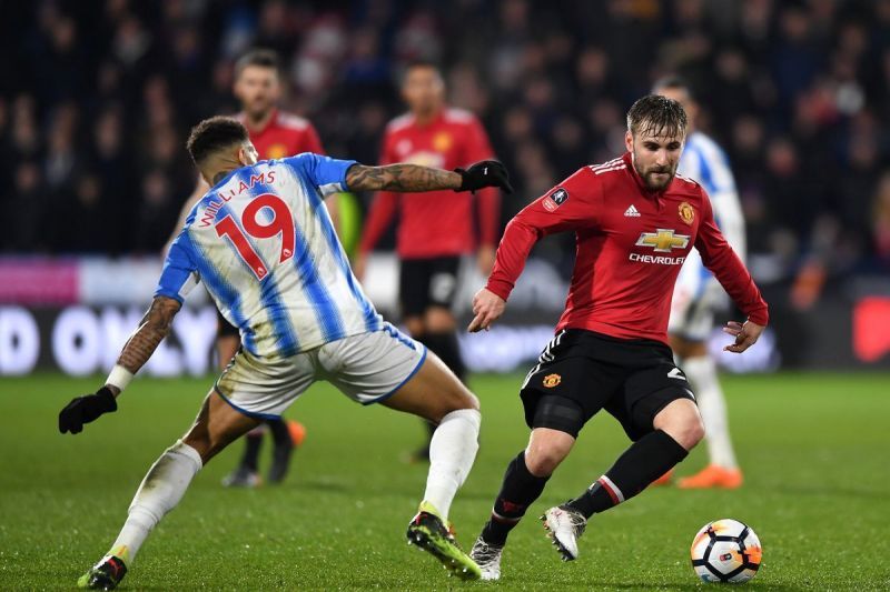 Manchester United faced Huddersfield at Old Trafford.