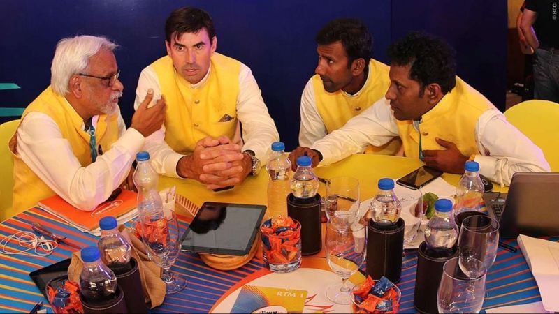 The Chennai Super Kings think-tank