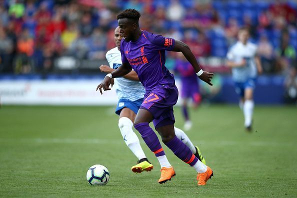 Origi in preseason vs Tranmere