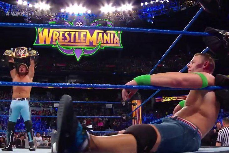 AJ Styles survived the odds to enter Wrestlemania 34 as the WWE champion.