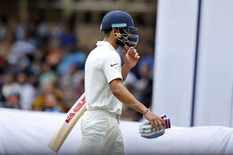 Virat Kohli starts off the tour with a failure.